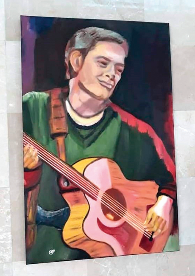 שלמה ארצי, ציור של יונה בן אהרון